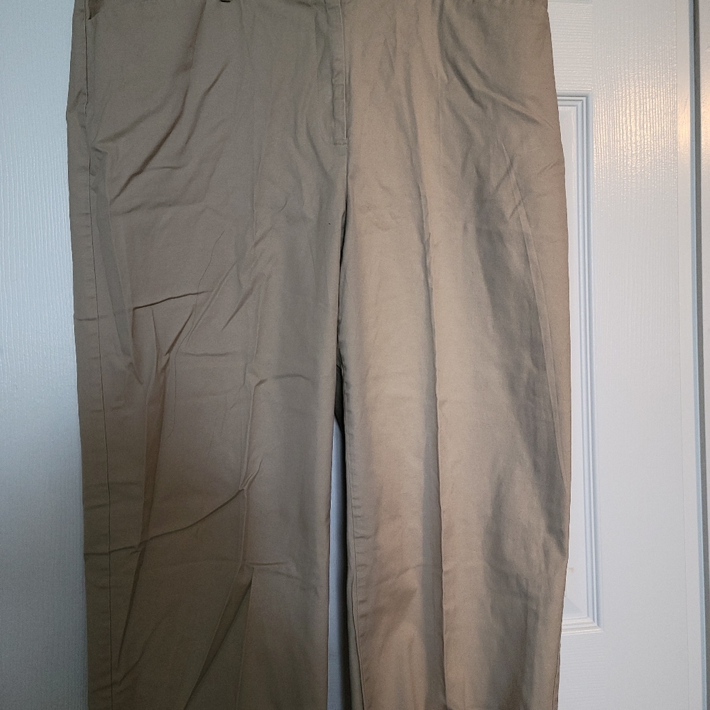 Beige capris, 97% cotton spandex by Charter Club